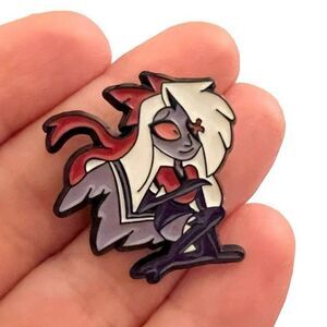 Hazbin Hotel Vaggie Enamel Pin
